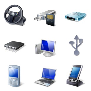 Vista Hardware Devices icon sets preview