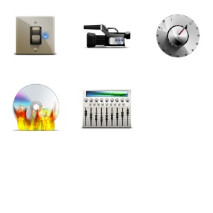 Golden Multimedia icon sets preview