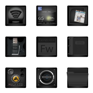 Black Beauty icon sets preview