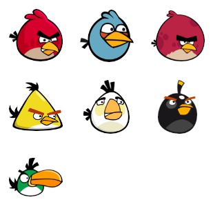 Angry Birds icon sets preview