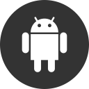 media, social, online, android icon