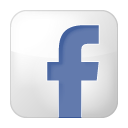 network, white, fb, social, facebook icon