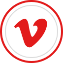logo, social, vimeo, media, brand icon