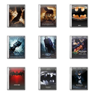 Batman Movie DVD icon sets preview