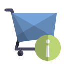 cart, info, shoping icon
