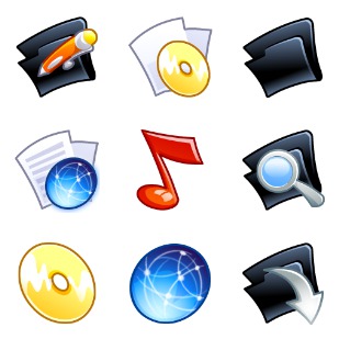 Comic Tiger icon sets preview