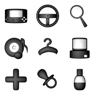 Product categories icon sets preview