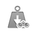 binoculars, weight icon