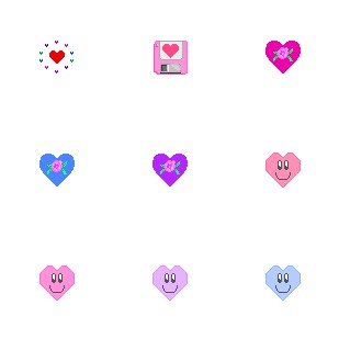 Valentine icon sets preview