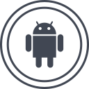 social, media, logo, android icon