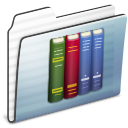 Folder, Graphite, Library, Stripe icon