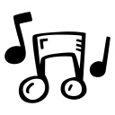 sound, music, note, instrument, audio, party icon