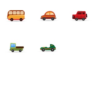 Car Set icon sets preview