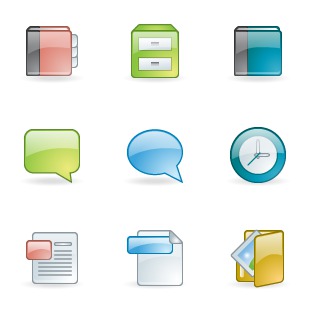 Shiny icon sets preview