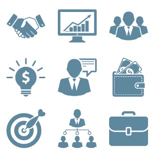 Business and Finance icon sets preview