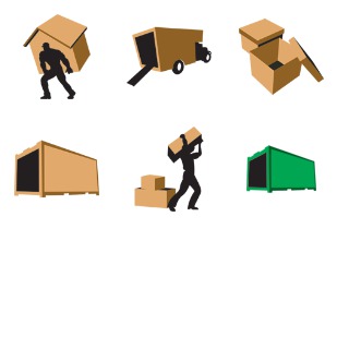 3D Movers Icon Set icon sets preview