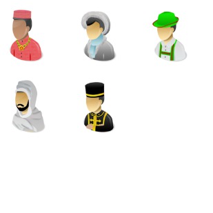 Human Races icon sets preview