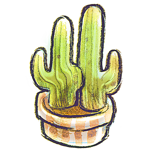 cacti, flowerpot icon