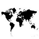 planet, global, international, world, internet, earth, map, globe, browser icon
