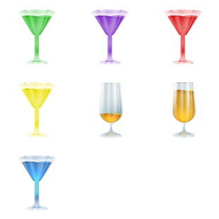 Cool Glass icon sets preview