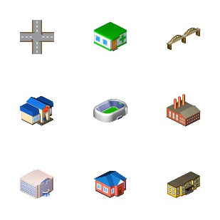 Standard City icon sets preview