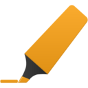 orange highlightmarker icon