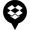 dropbox, media, social, logo icon