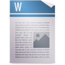 opendocument text, template icon