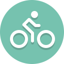 bicycle, biker, bike icon