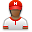 user ballplayer black icon