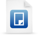 paper, blue, file, document icon
