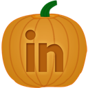 Linkedin, Pumpkin icon