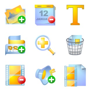 User Interface icon sets preview