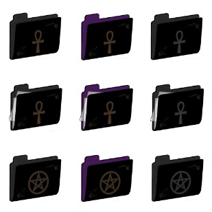 wiccan folders icon sets preview