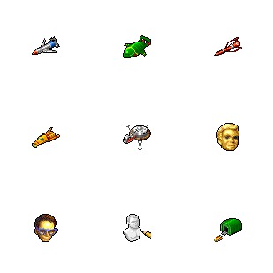 Hide's Thunderbirds icon sets preview