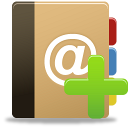 addressbook add icon