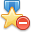 award, star, delete icon