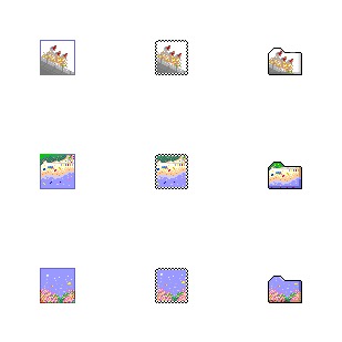 Nature 5 icon sets preview