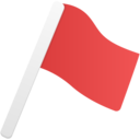 flag red icon