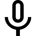 Record voice microphone button icon