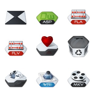 Senary icon sets preview