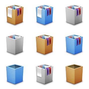 Trashbox icon sets preview