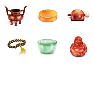 Buddha icon sets preview