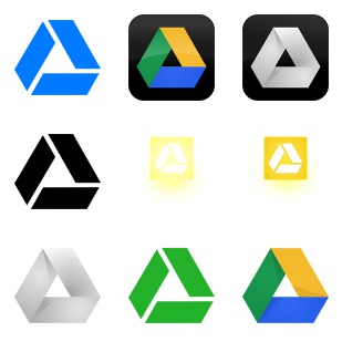 Google Drive icon sets preview
