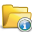 information, open, folder icon