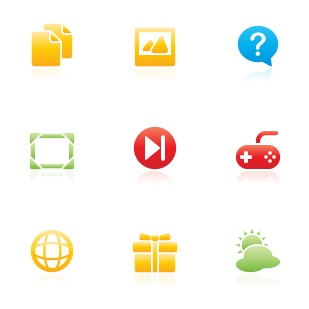 Super Mono Reflection icon sets preview