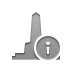 monument, info icon