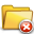 delete, remove, closed, folder icon