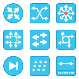 Cisco Networking icon sets preview