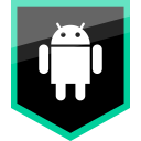 media, android, social, logo icon